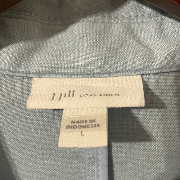 J. Jill Light Blue Pantsuit Size L - Picture 4 of 6